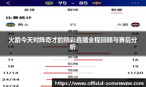 火箭今天对阵奇才的精彩直播全程回顾与赛后分析